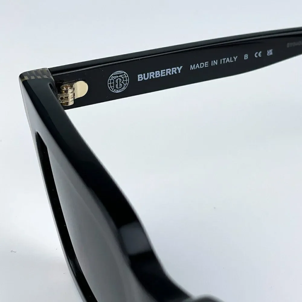 NEW Burberry BE4392U BRIAR 405587  Black Vintage Check Dark Grey  Cat Eye Women